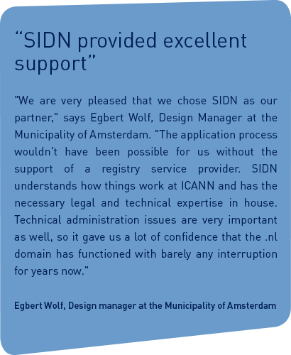 'SIDN provided excellent support'